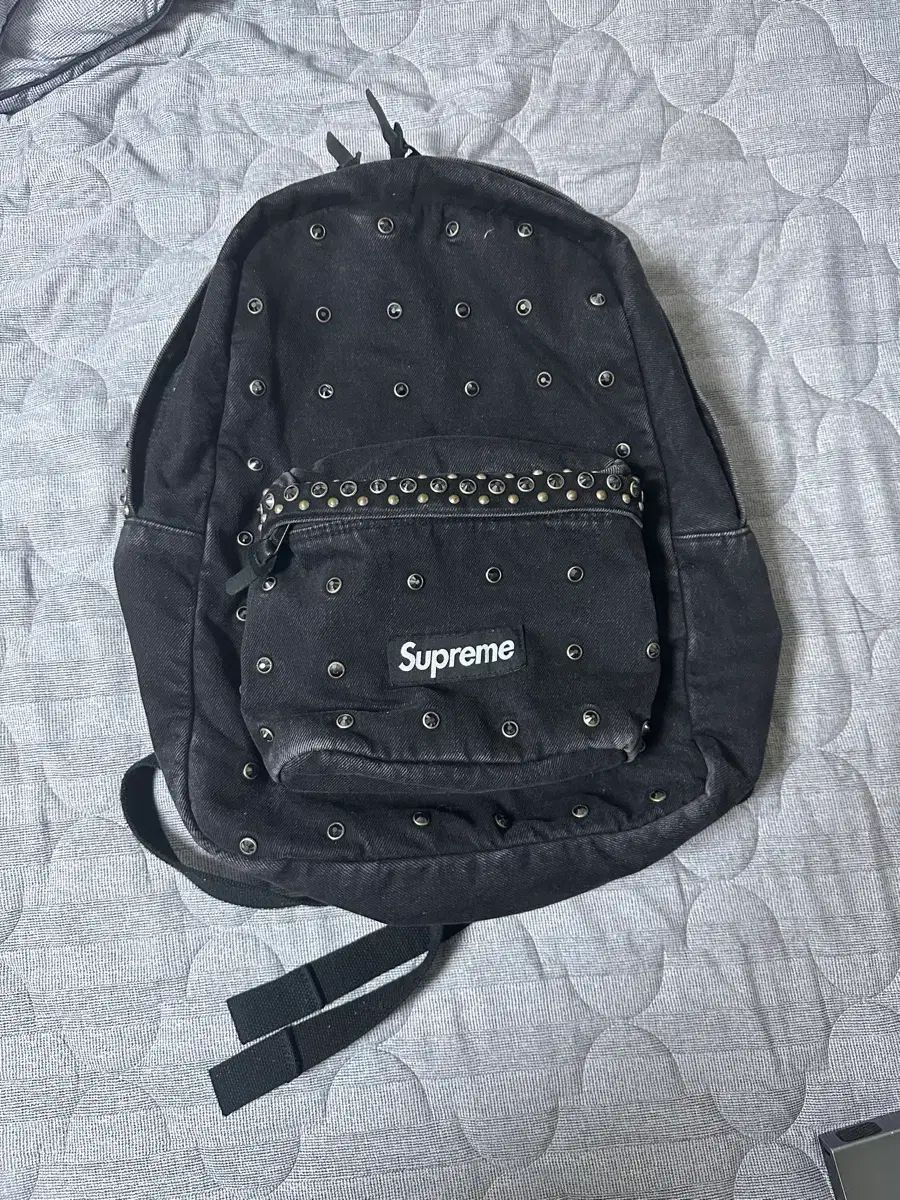 Supreme x B Simon デニム バックパック ブラック 25 SS