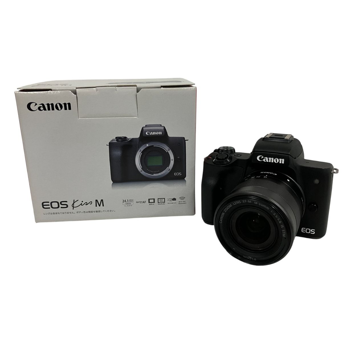 Canon EOS kiss M EF-M 18-55 mm F 3.5-5.6 IS STM キヤノン