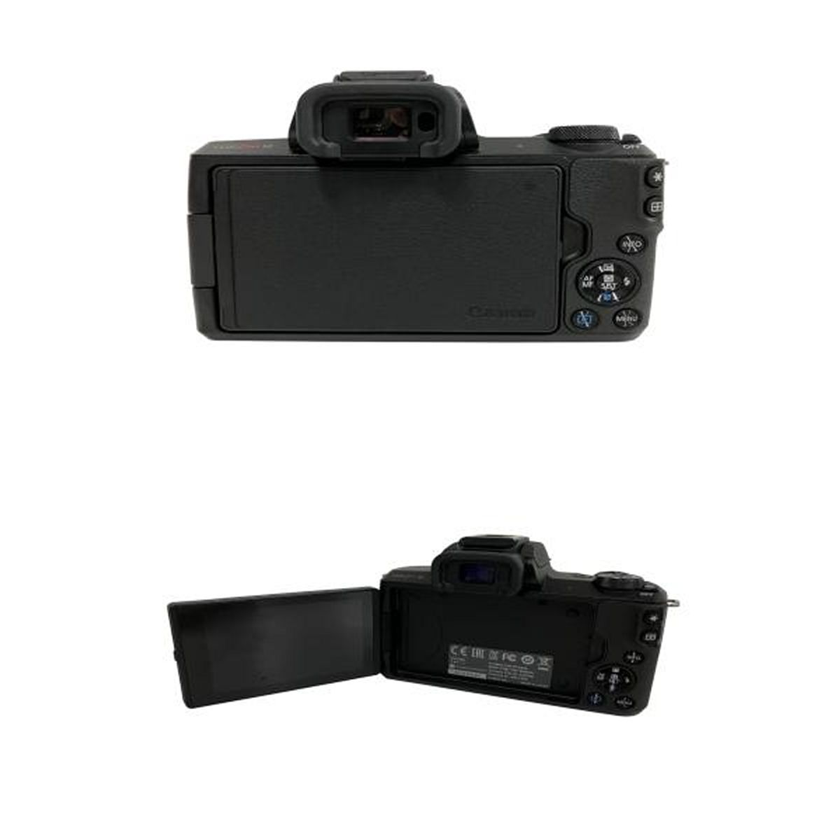  Canon EOS kiss M EF-M 18-55 mm F 3.5-5.6 IS STM キヤノン ミラーレス一眼 デジタルカメラ