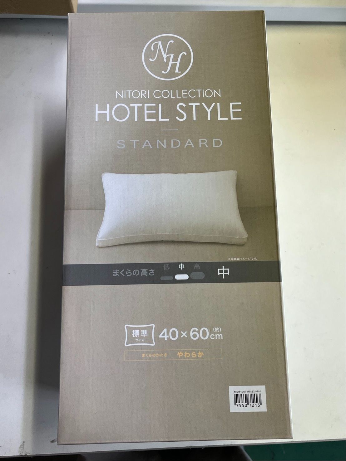 ニトリ ホテルスタイル枕 スタンダード 標準サイズ 高さ中 やわらか NITORI COLLECTION