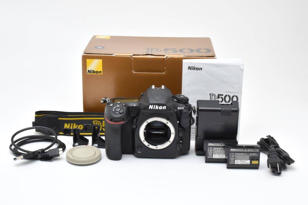 ショット数13 122回 ニコン Nikon D 500 ボディ 1056 k