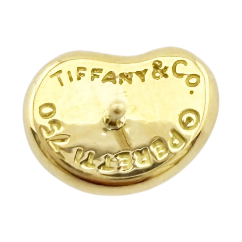 ティファニー ビーン ピアス 18金 K18イエローゴールド レディース