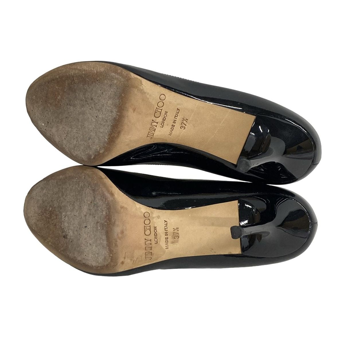 JIMMY CHOO(ジミーチュウ) パンプス 37 1/2 レディース - 黒 オープン
