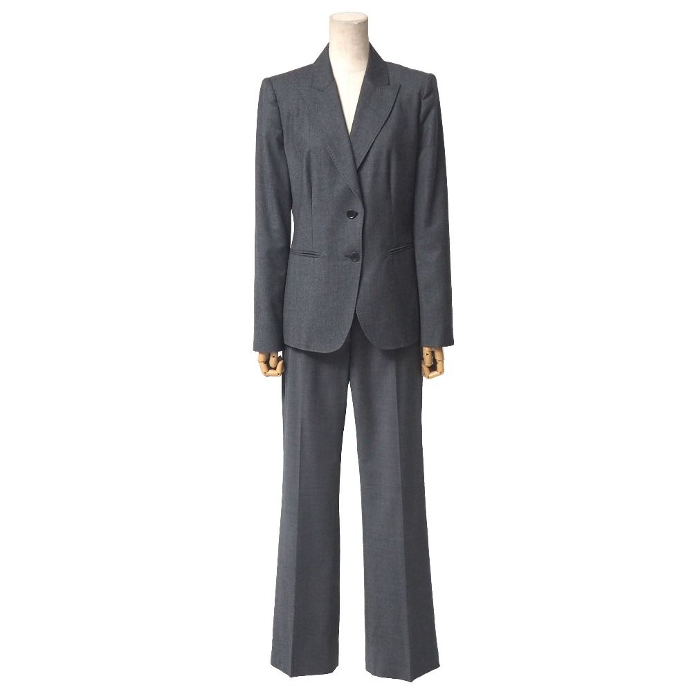 MAX MARA マックスマーラ パンツスーツ サイズ40 白タグ テーラードジャケット スラックス イタリア製 ブランド古着 |RA 7075