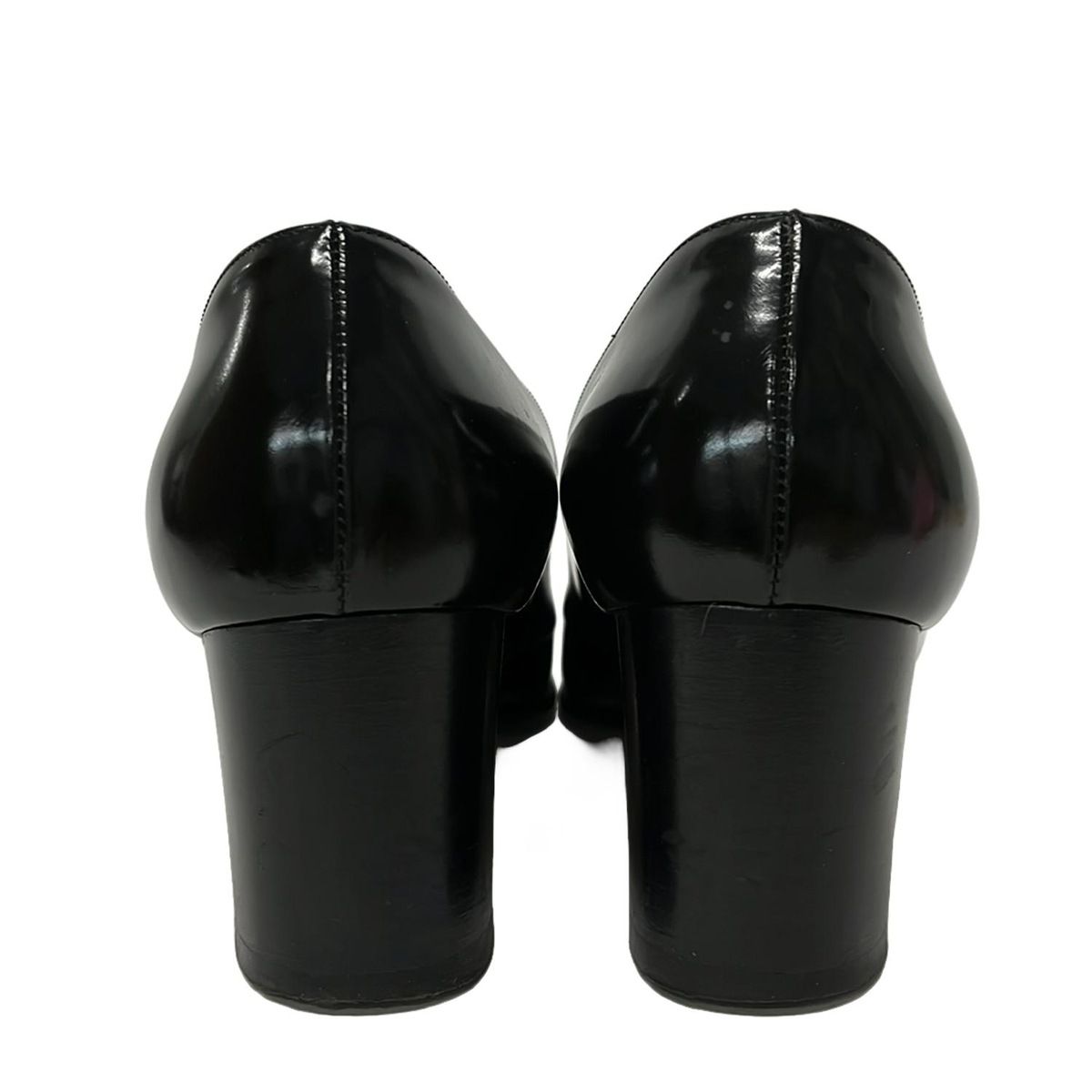 GUCCI(グッチ) パンプス 35 1/2C レディース ホースビット 黒 レザー