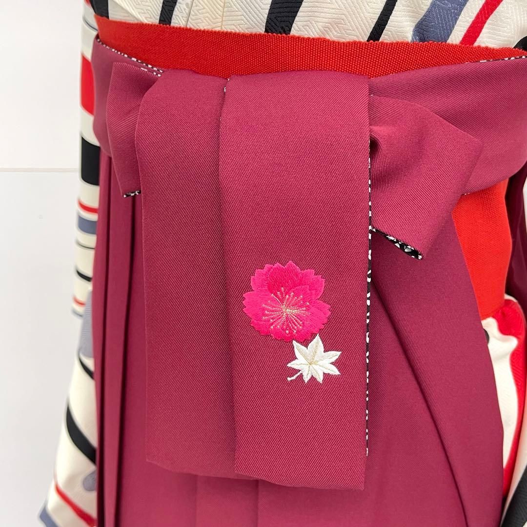  着物と帯 時流 L 25196◆ 卒業式袴 4点◆ セット 丸紅 LL 袴 着物 浴衣