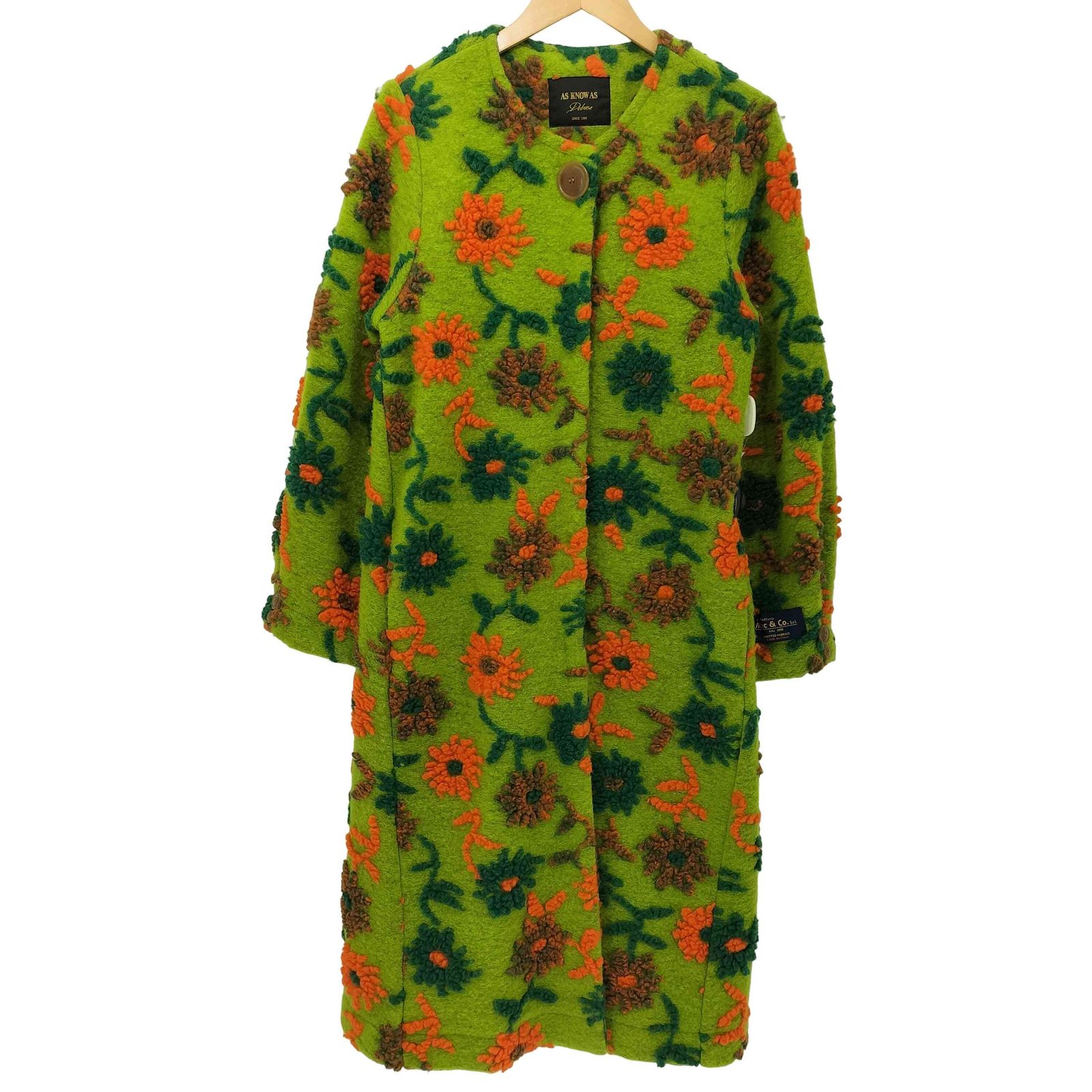 アズノゥアズ AS KNOW olaca オオラカ 花咲くスライバーコート レディース JPN 1