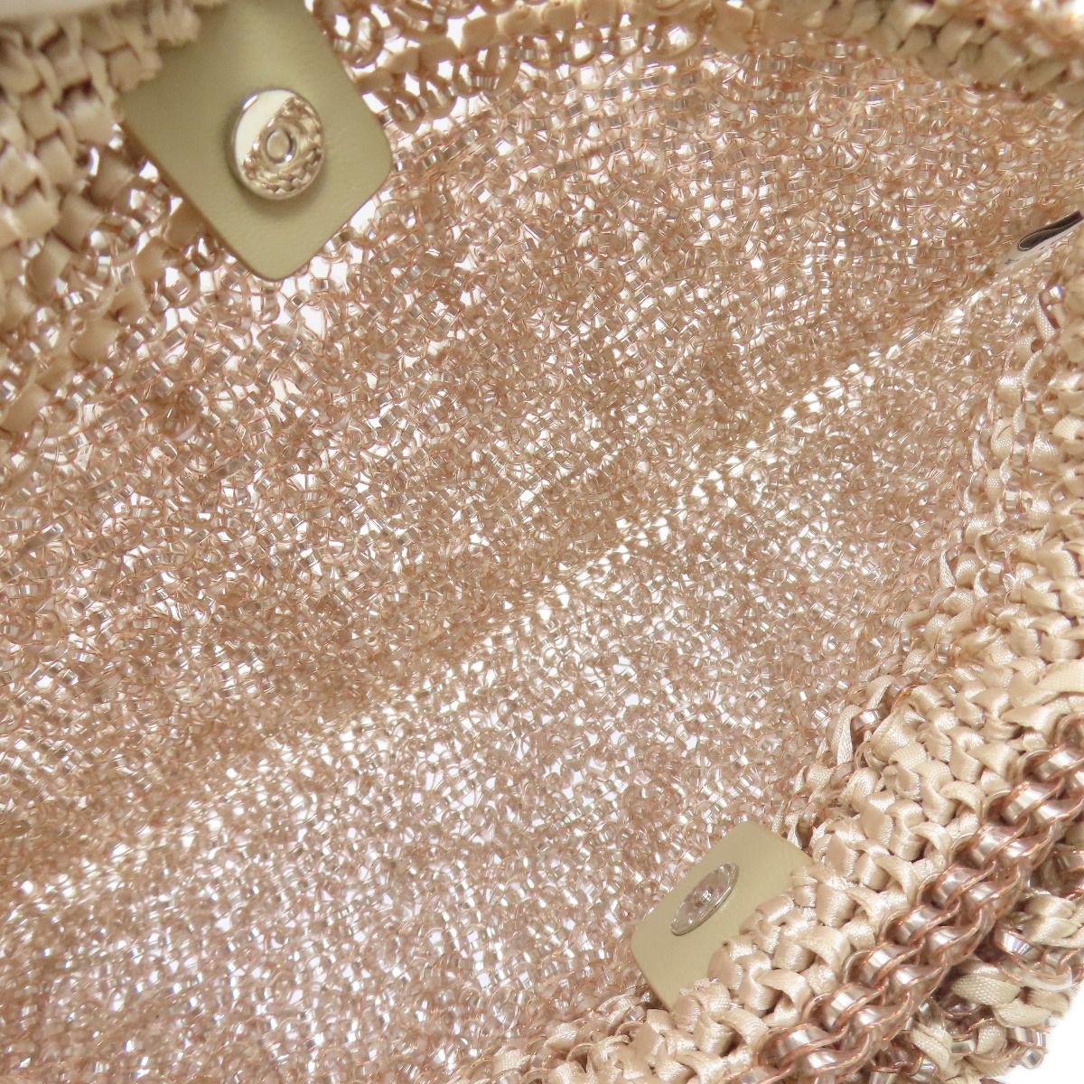 ANTEPRIMA アンテプリマ ワイヤーバッグ リボン アルジェント