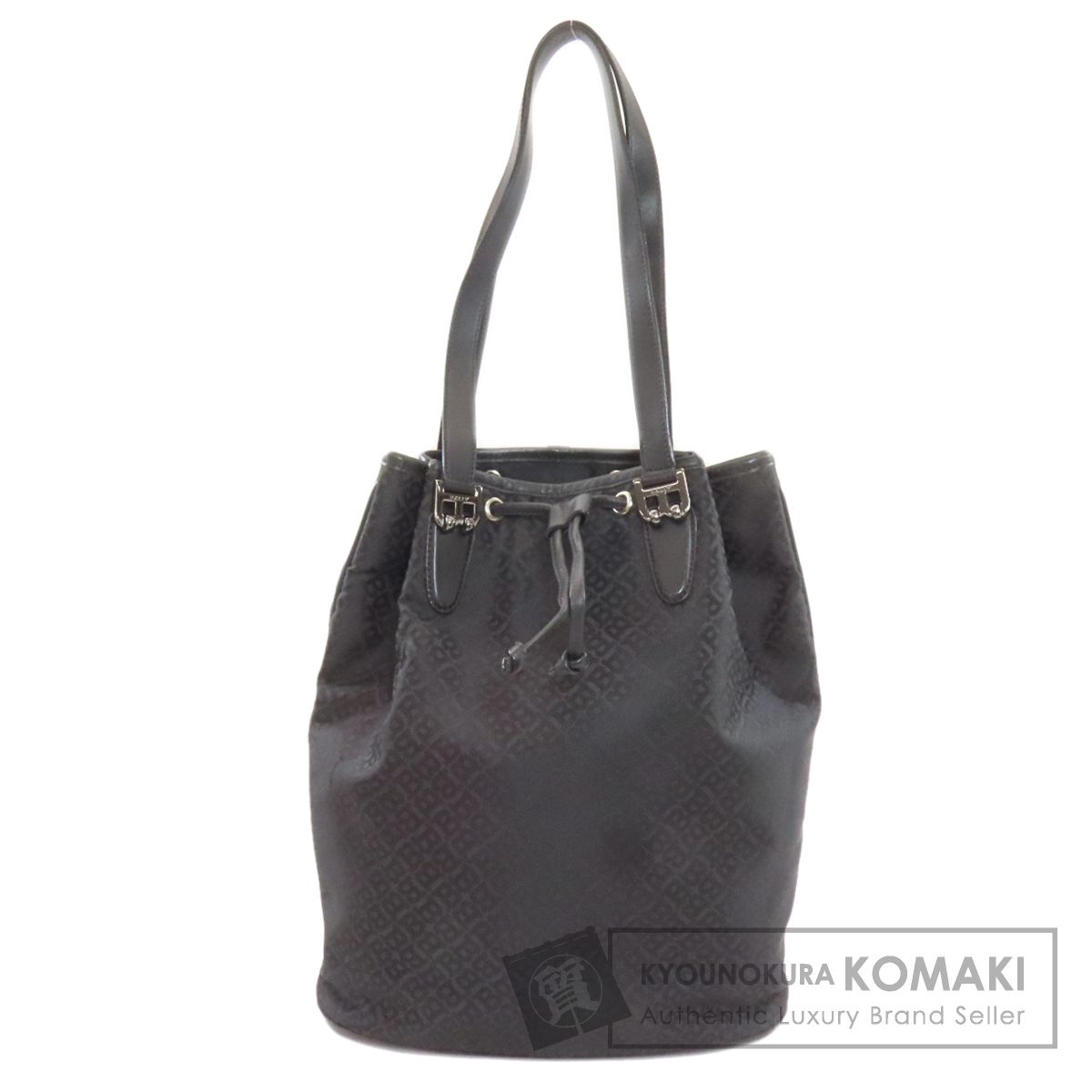 BALLY バリー Bロゴ トートバッグ キャンバス レザー レディース 