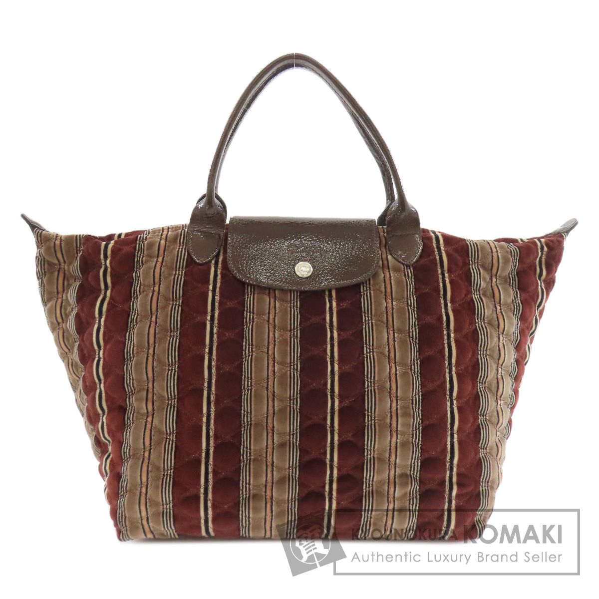 Longchamp ロンシャン ル プリアージュ キルティング トートバッグ スウェード レディース