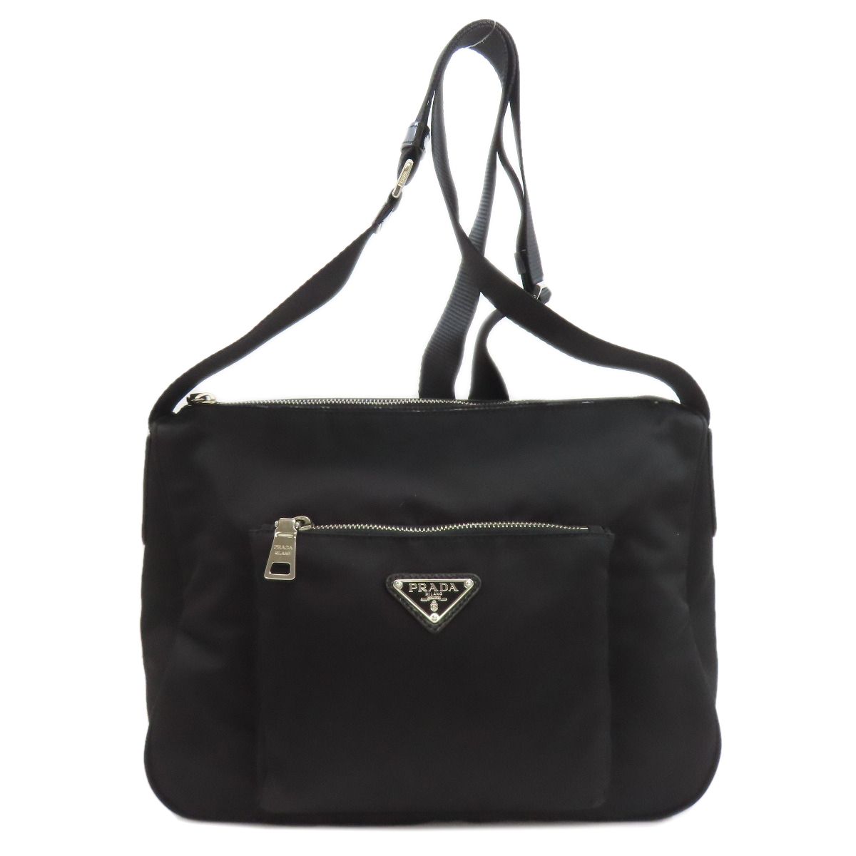 PRADA プラダ BT0758 ロゴ金具 ショルダーバッグ ナイロン レディース