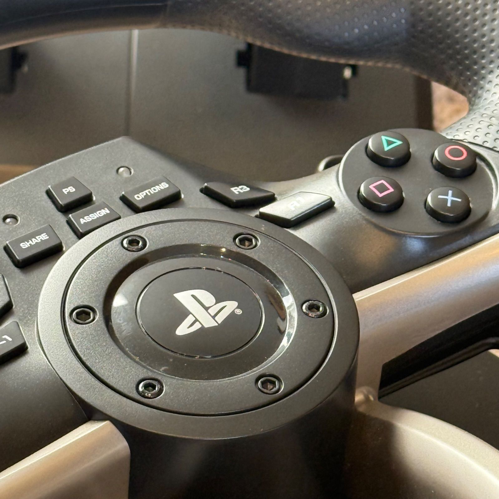 1-012 HORI レーシングホイールエイペックス PS4-052 ハンドル