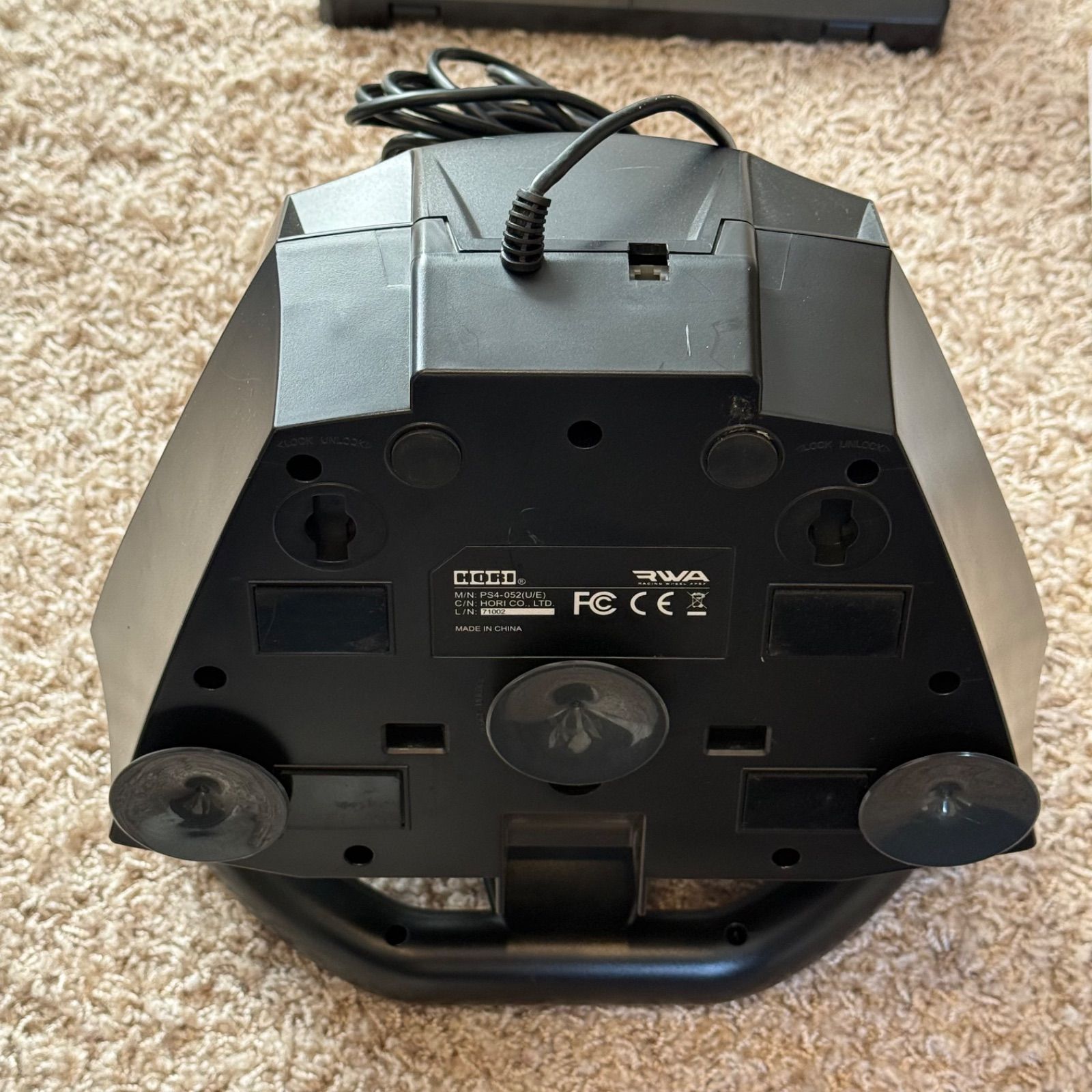 1-012 HORI レーシングホイールエイペックス PS4-052 ハンドル