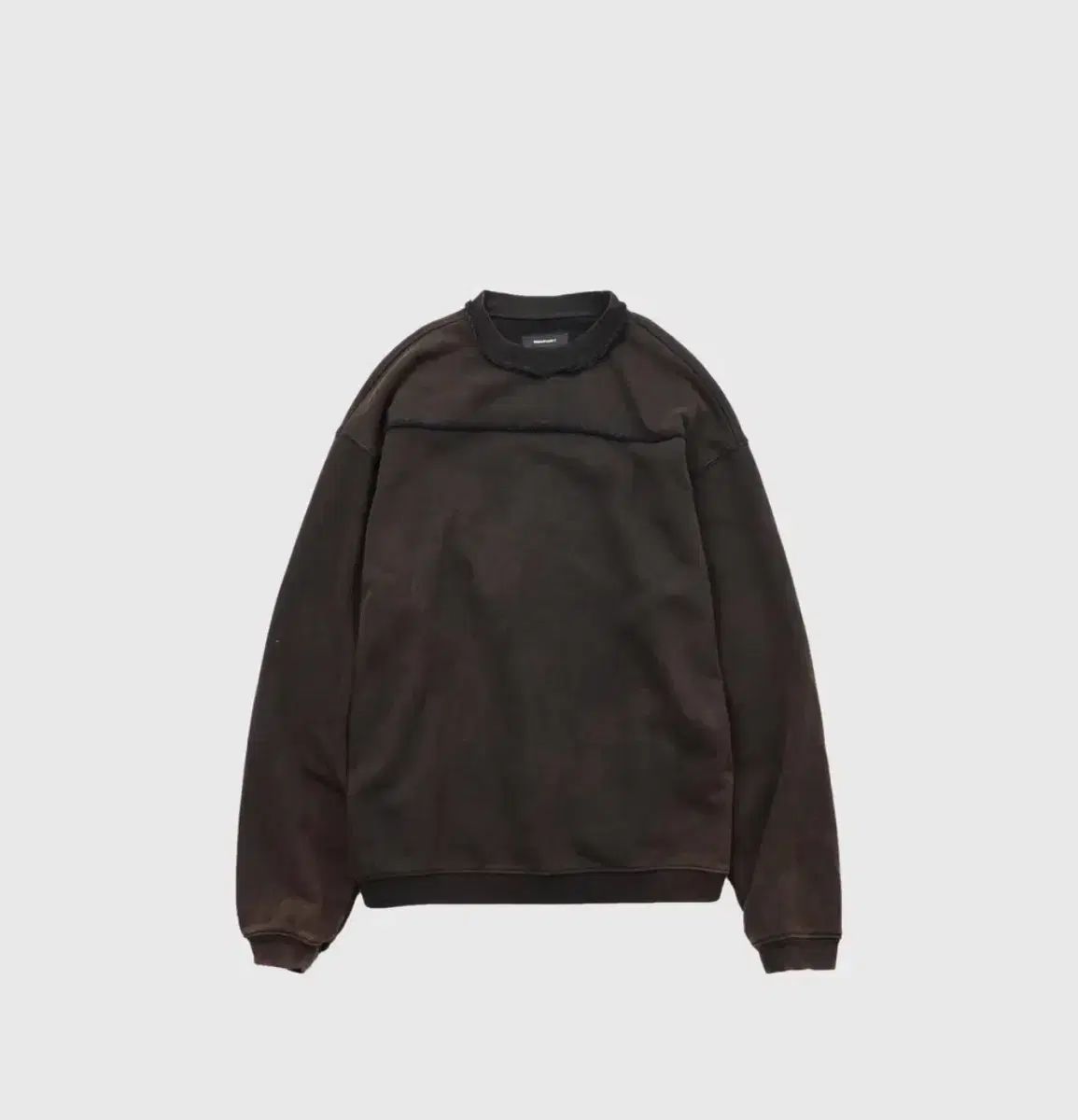 1 999ヒューマニティ ヴィンテージ ダイング スウェット ブリーチ ブラウン