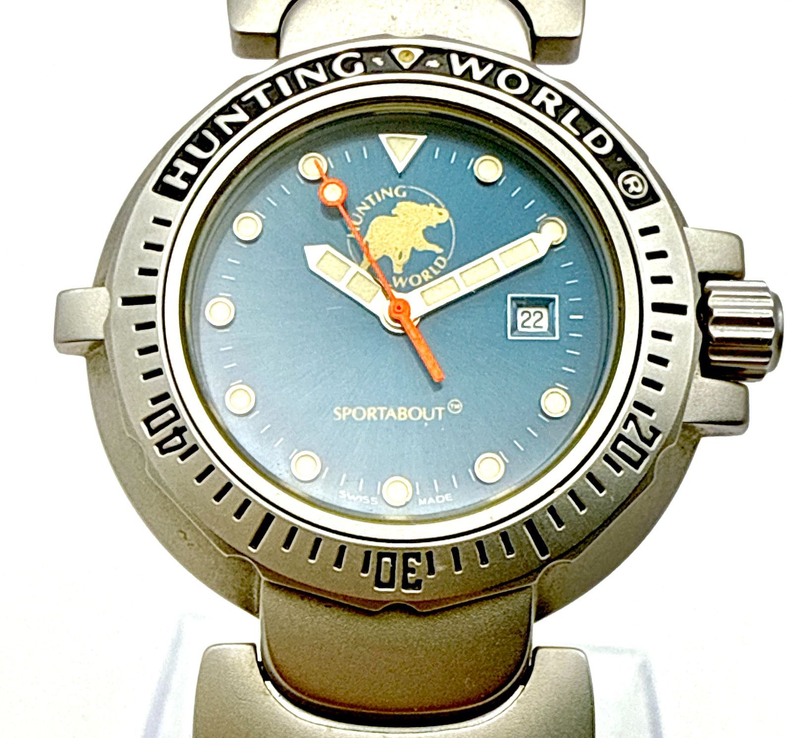 C127【美品・電池交換済】 HUNTING WORLD SPORTABOUT ハンティング