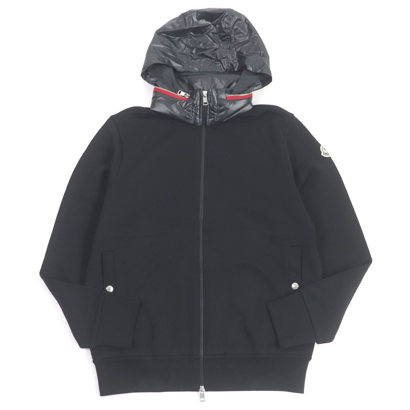 未使用品 MONCLER モンクレール 23SS FELPA CON ZIP コットン フード 