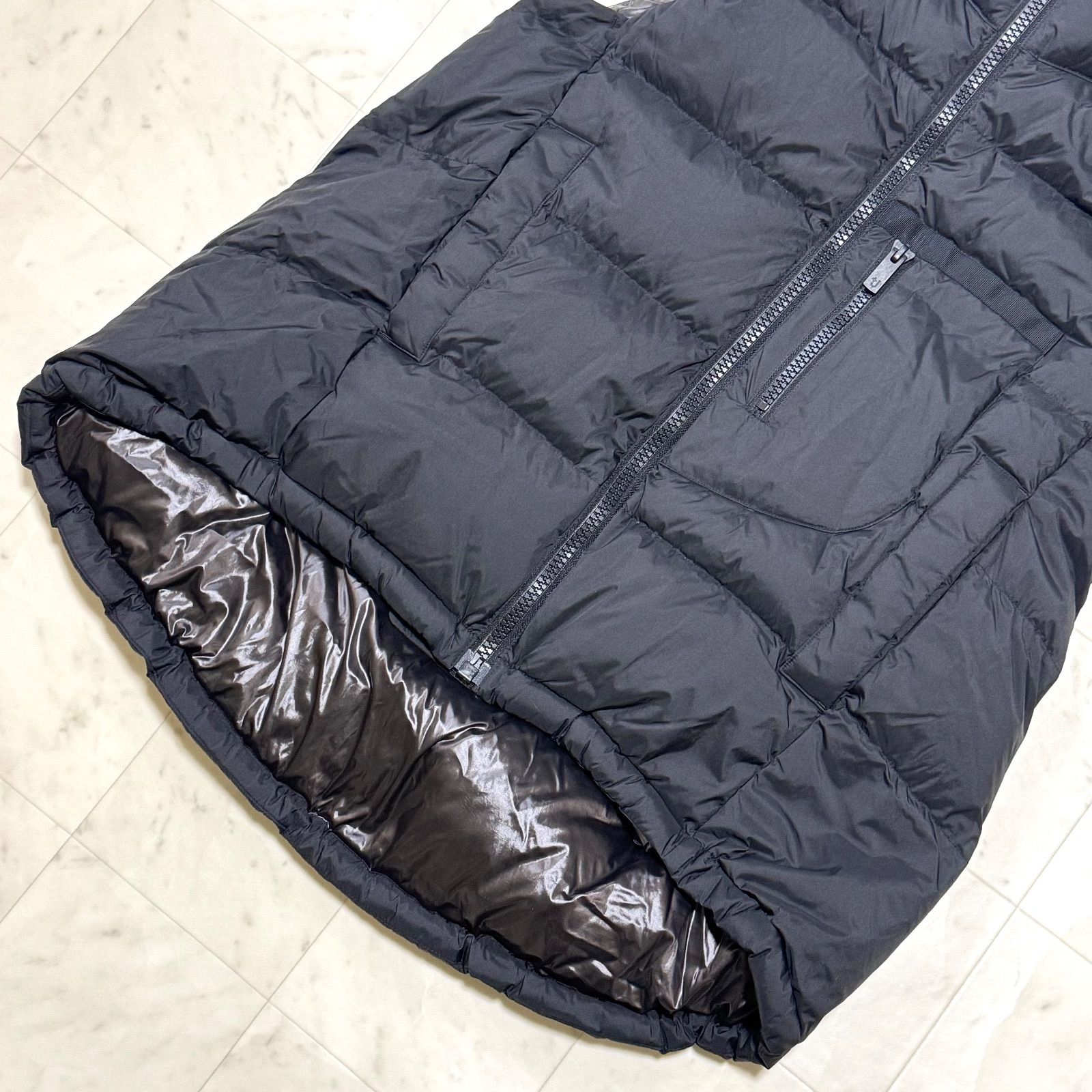 ユニクロ +J ダウンボリュームベスト ブラック S ジルサンダー - メルカリ