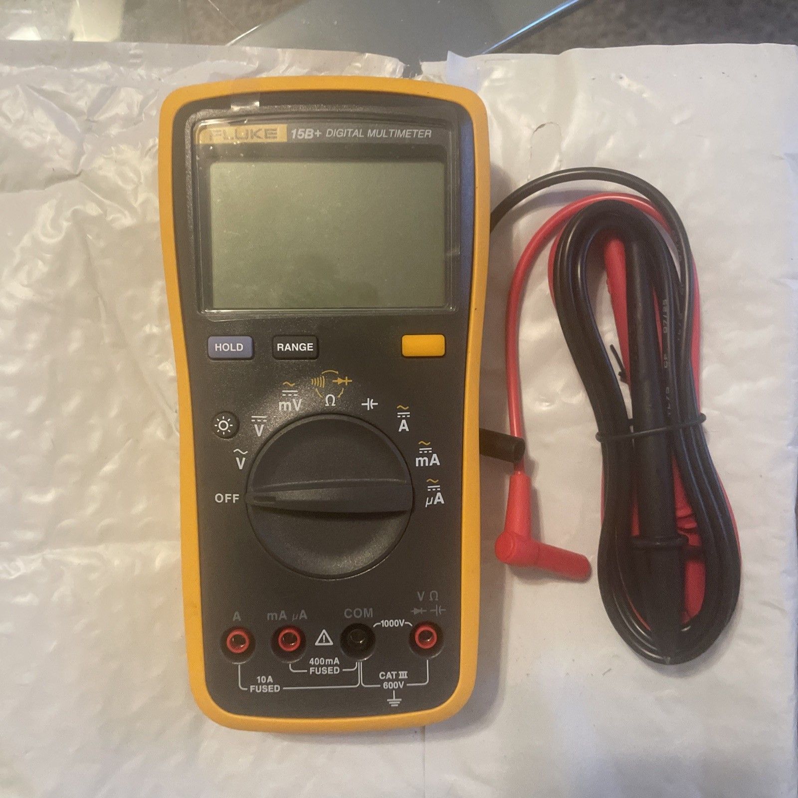 Fluke 15 B 1000 V 600 Cat III デジタルマルチメーター OK