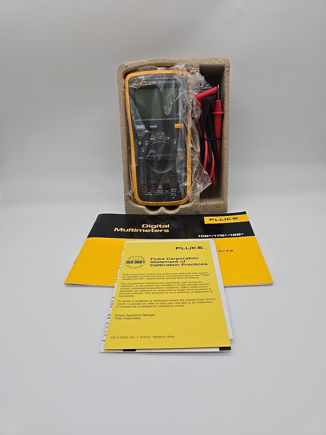 FLUKE 15 B デジタルマルチメーター er DMM TL 75 リード F