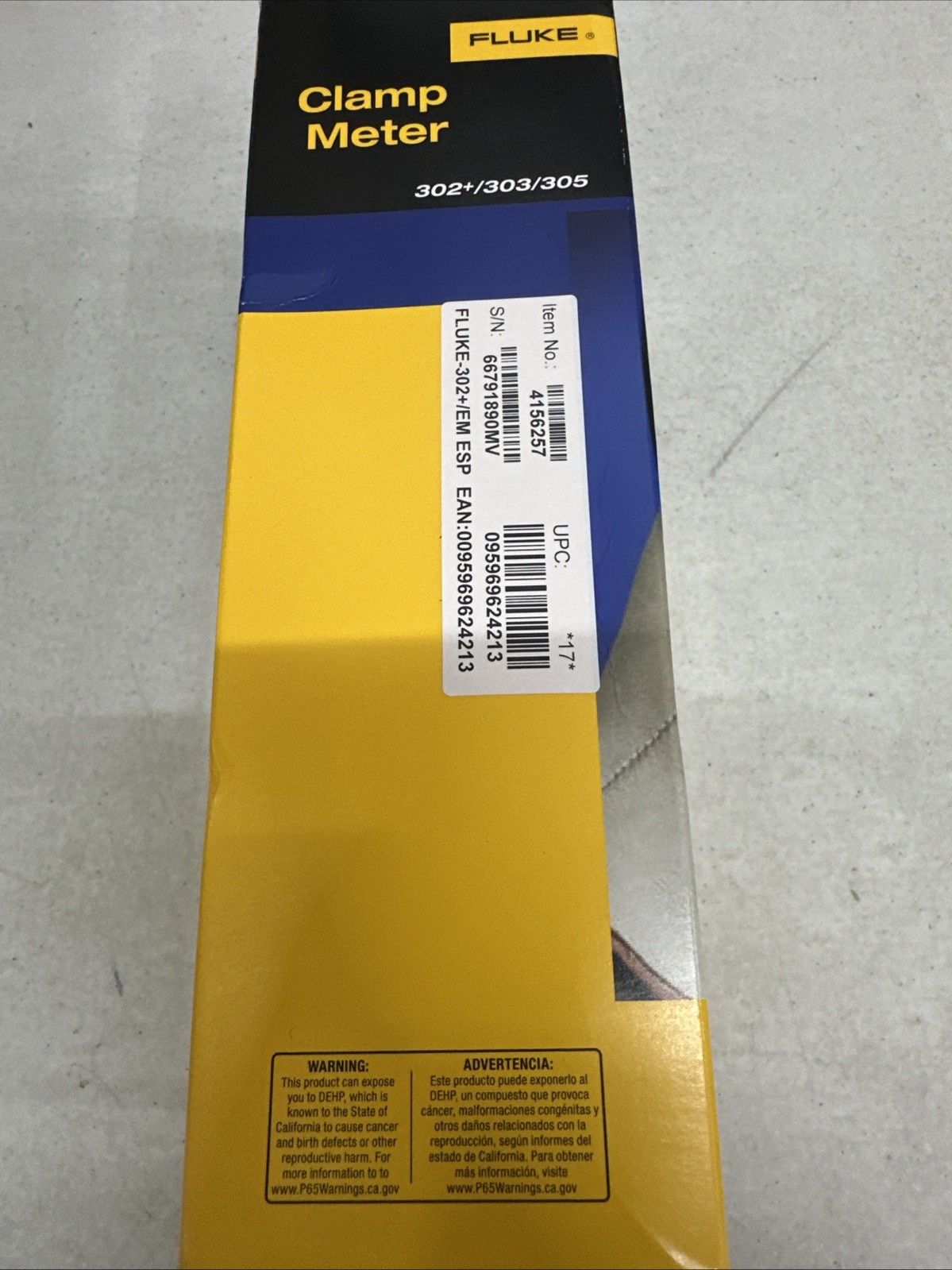 FLUKE 302 クランプ メーター AC 400 A デジタル マルチメーター er