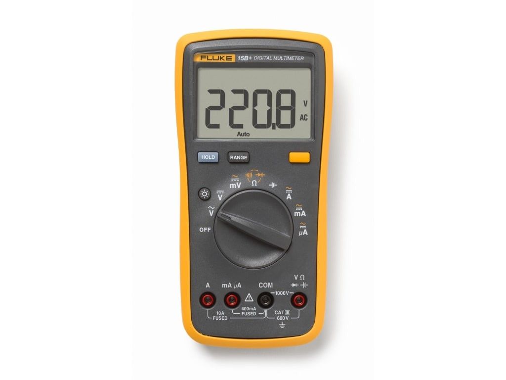 Fluke 15 B デジタルマルチメーター 1000 V 10 A