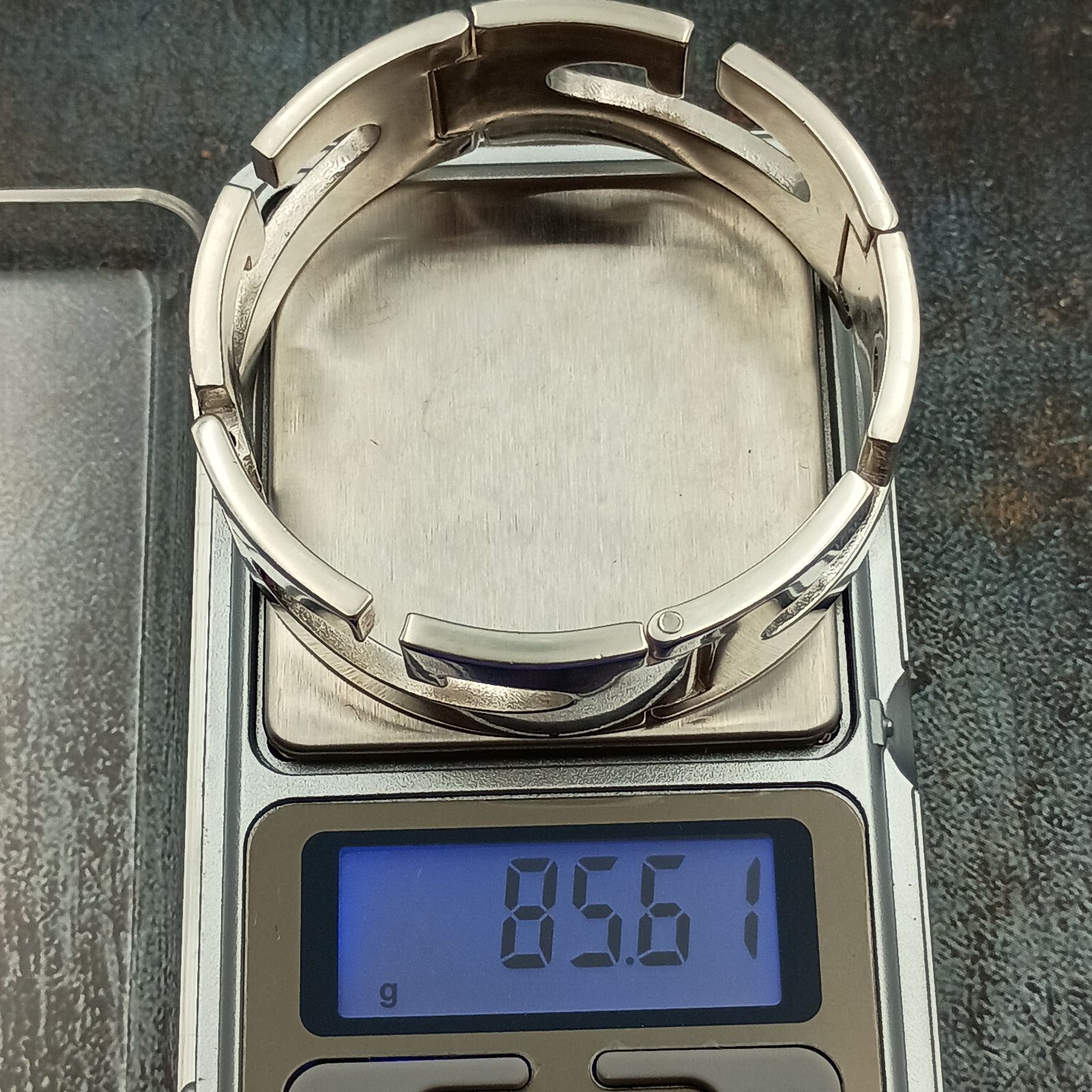 GUCCI グッチ Gモチーフ カットアウト ブレスレット メンズ トム