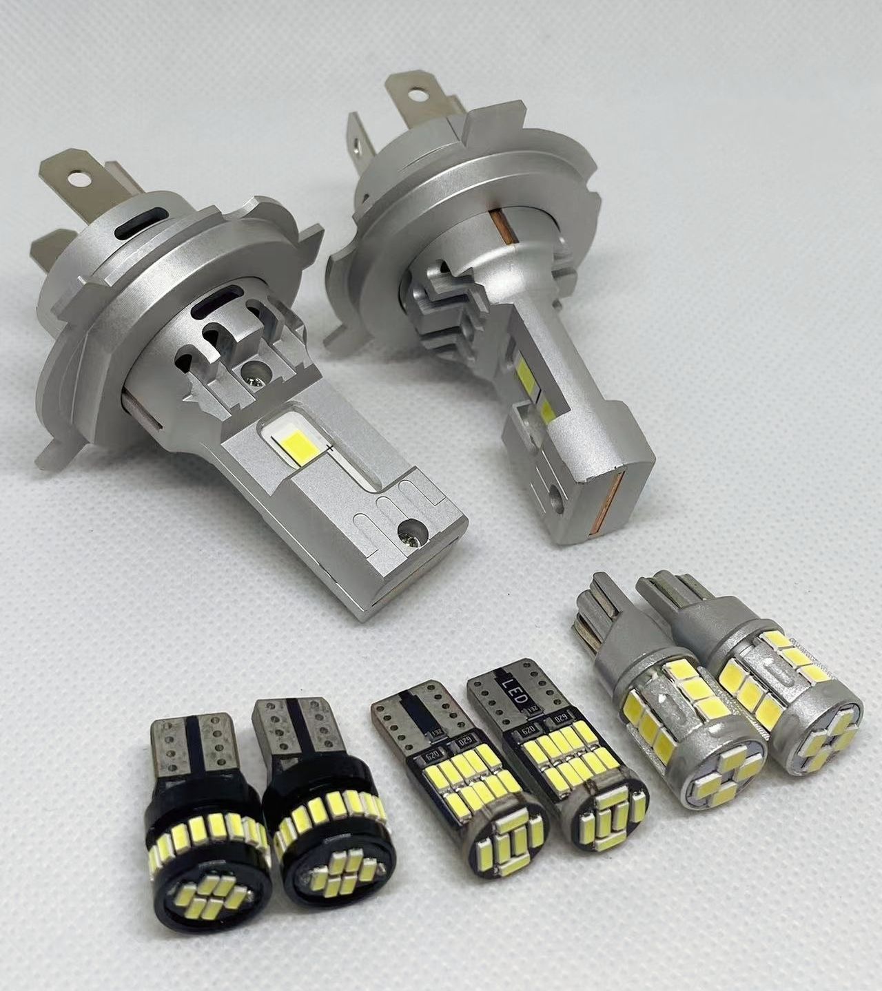 H4 ヘッドライト+T16バックランプ+T10 LED ポジション球+ナンバー灯 高品質 爆光 H4 ヘッドライト T16 バックランプ T10 ポジションランプ