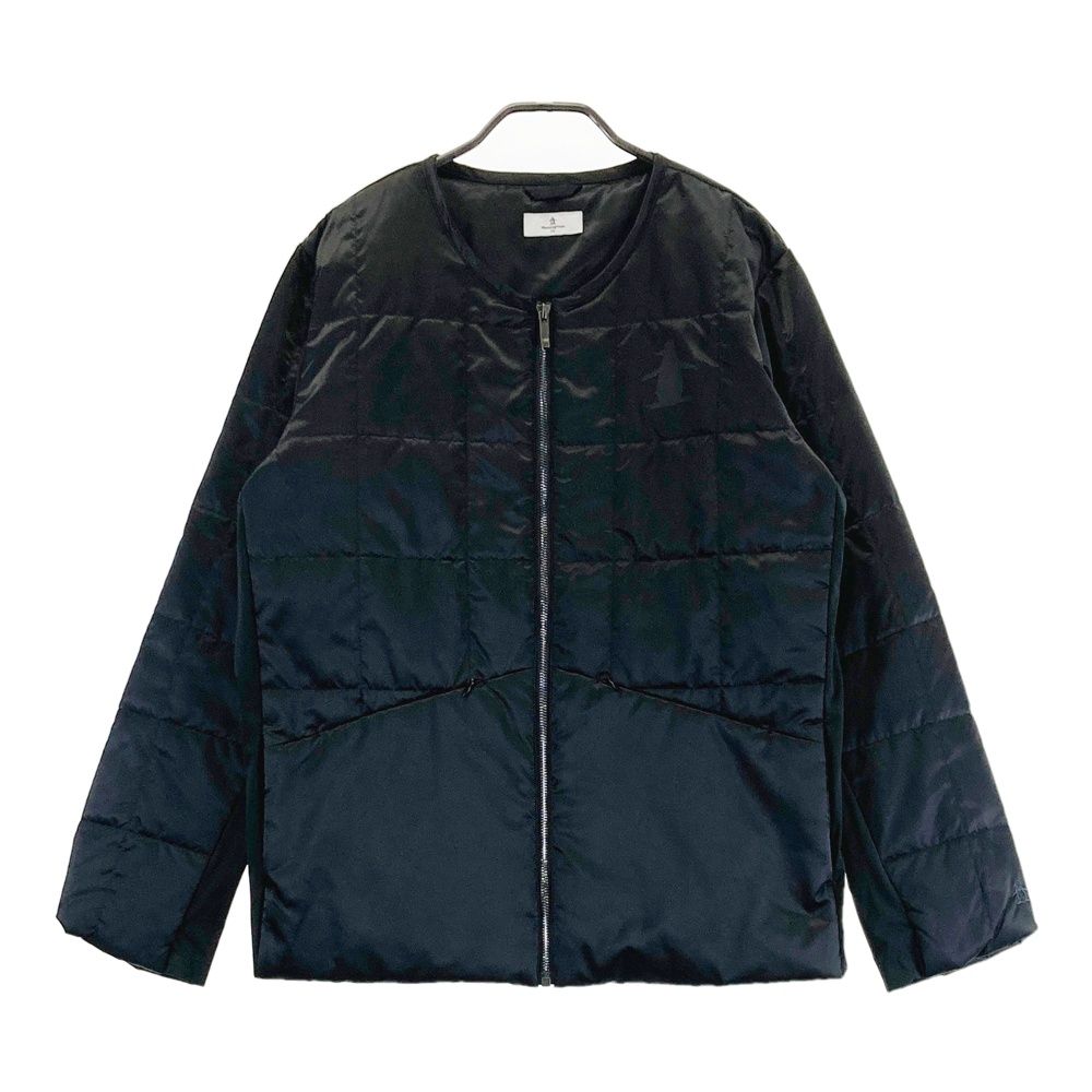 サイズ 3 L MUNSING WEAR マンシングウェア ノーカラー 長袖ダウンジャケット ブラック系 ゴルフウェア レディース ストスト