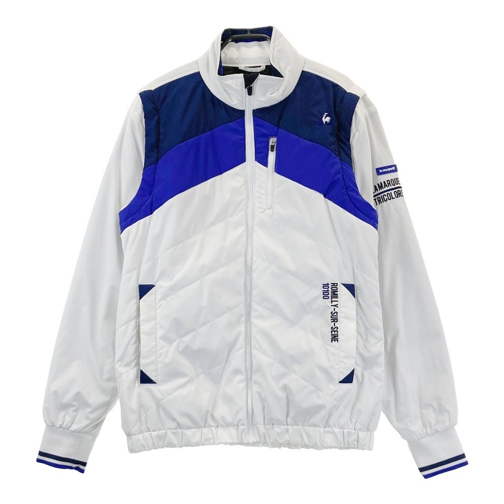 LE COQ GOLF ルコックゴルフ 中綿ジャケット ホワイト M ゴルフ サイズ：M LE COQ GOLF ルコックゴルフ 2WAY中綿ジャケット ホワイト系