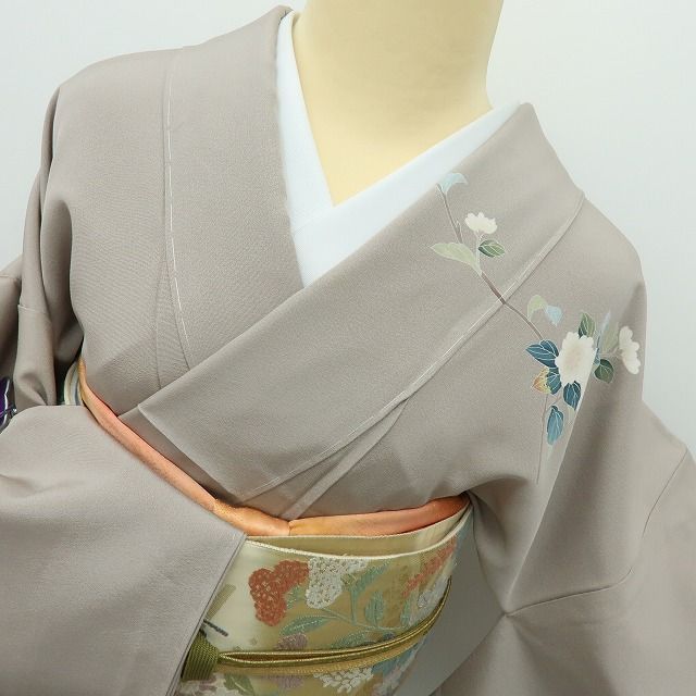 六花-RIKKA- 新品 正絹 百貫達雄落款 手描き友禅 仕付け糸付