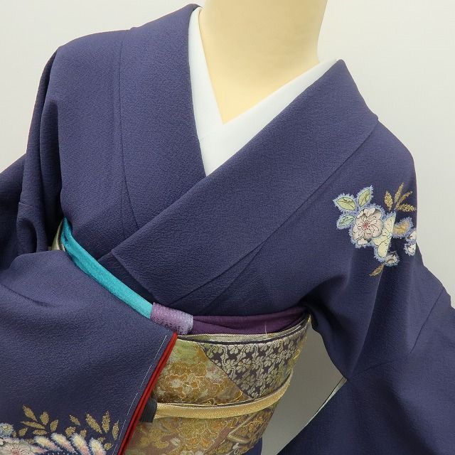 六花-RIKKA- 美品 正絹 やまと誂製 翠山工房 桐屋の辻が花❀淡い夢を