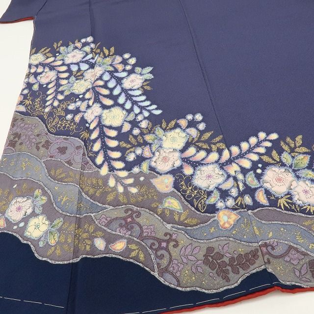 六花-RIKKA- 美品 正絹 やまと誂製 翠山工房 桐屋の辻が花❀淡い夢を