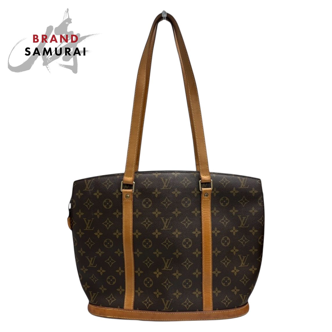 LOUIS VUITTON ルイヴィトン モノグラム バビロン ブラウン ゴールド金具 PVC レザー M 51102 トートバッグ ショルダーバッグ S 1 00001