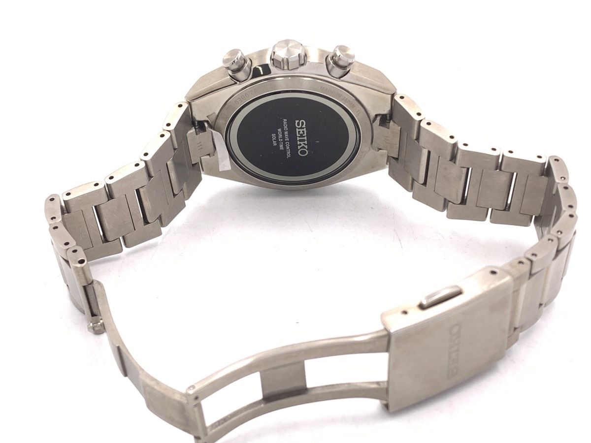 並品 セイコー アストロン ネクスター ブラック SBXY 097 チタン