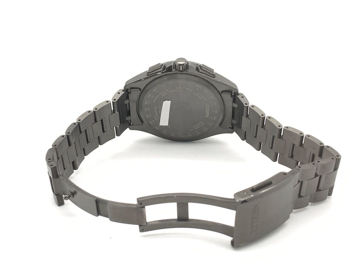 並品 シチズン アテッサ ダイレクトフライト ブラック BY 1006-62 E チタン