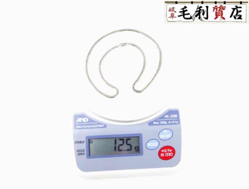 PT 850 キヘイ 喜平 ネックレス 6面ダブル12.5 g 6メンダブル 白金 プラチナ ジュエリー