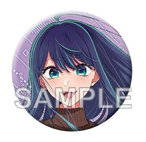 推しの子 缶バッジ+ The 7th 黒川あかね(パープル) グッズ 缶バッジ 缶