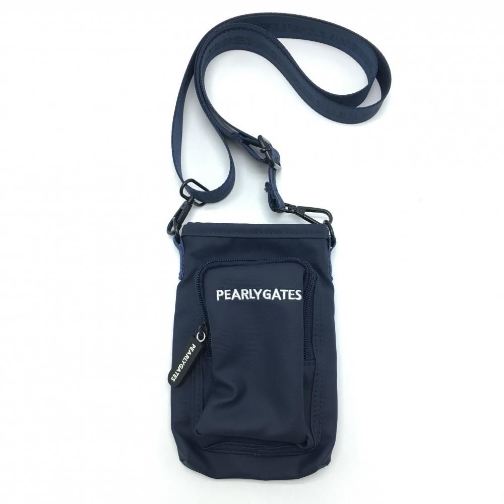 超美品】パーリーゲイツ ショルダーバッグ ネイビー ストラップ取外し