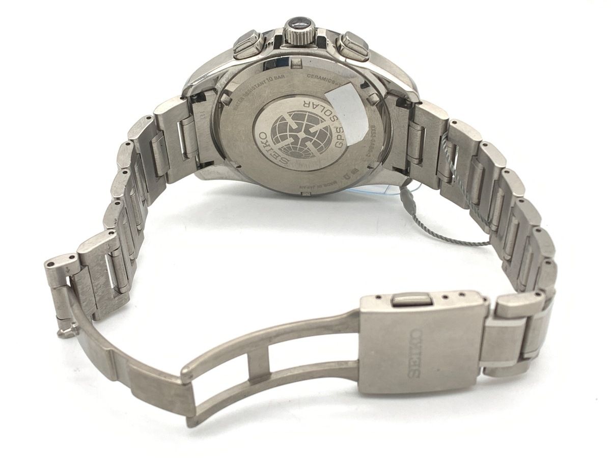並品 セイコー アストロン ホワイト SBXB 047|8 X 53-0 AB 0-2 チタン