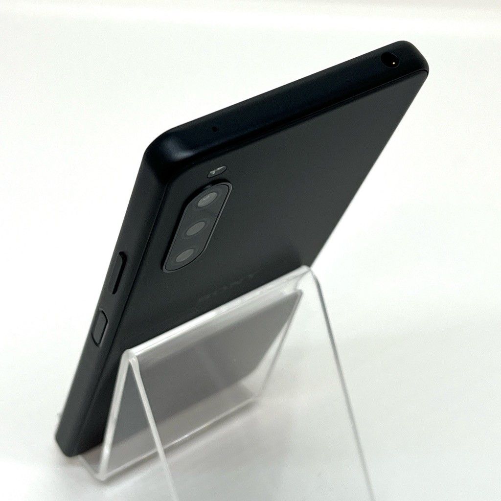 01 XPERIA 10 IV ブラック SIMフリー 極美品 極美品】Xperia 10 IV SOG07 au SIMフリー 128GB／6GB ブラック スマホ