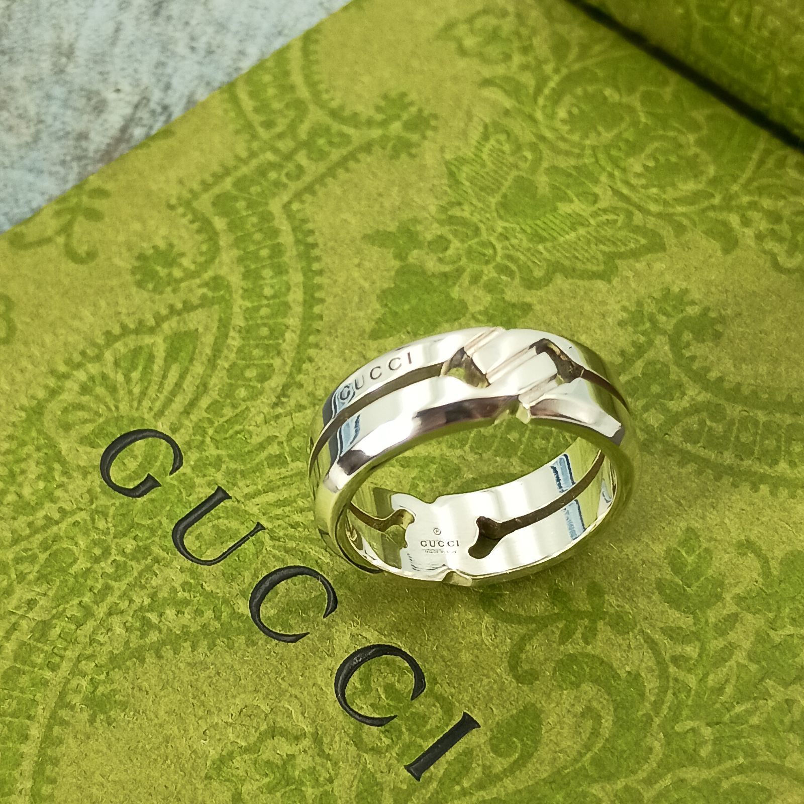 GUCCI グッチ 13号 ノット インフィニティ リング レディース 指輪 シルバー925