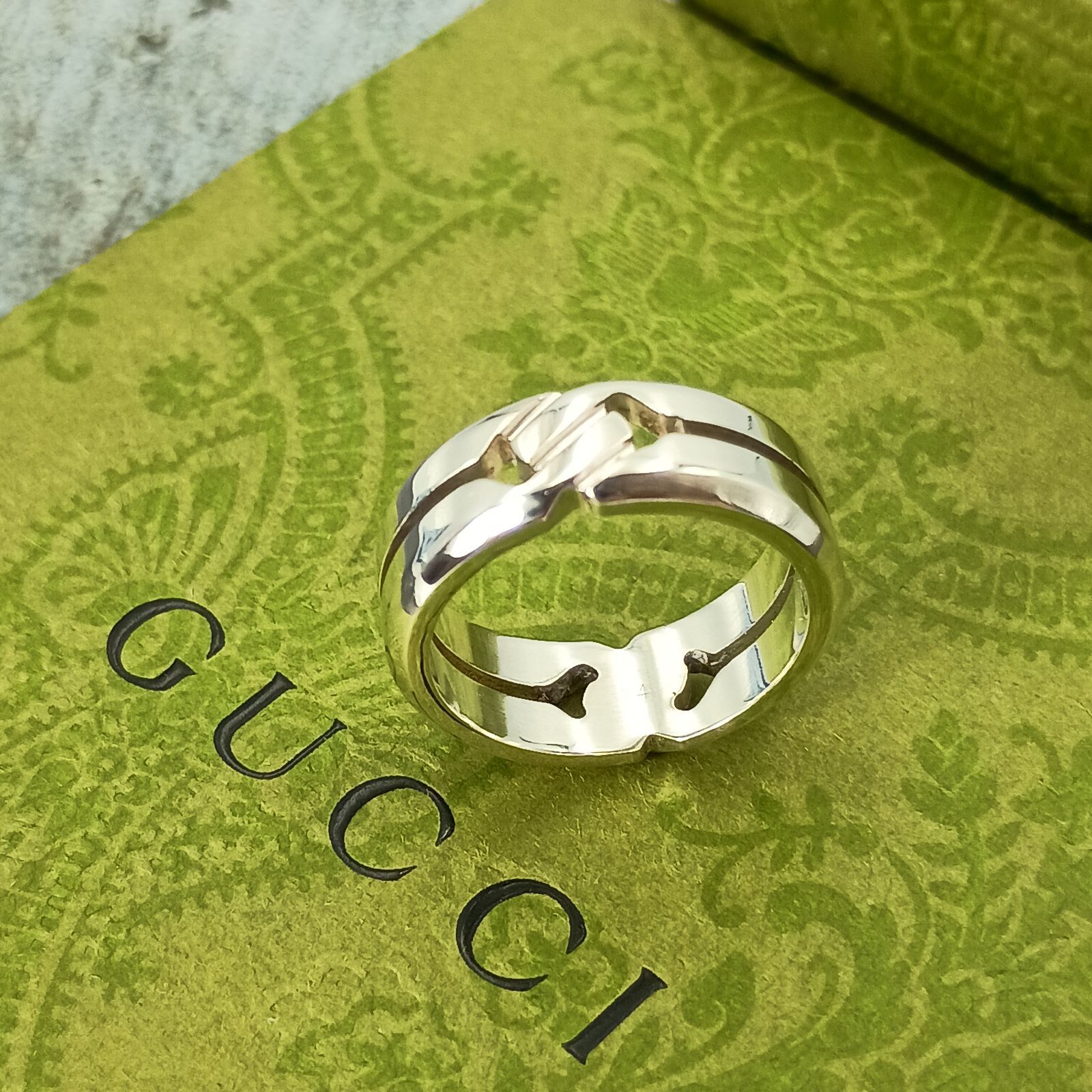 GUCCI グッチ 13号 ノット インフィニティ リング レディース 指輪 