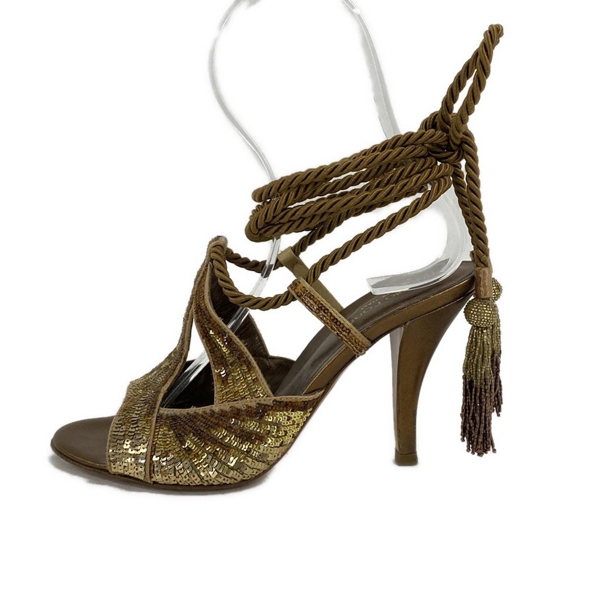 sergio rossi(セルジオロッシ) サンダル 36 1/2 レディース - ベージュ