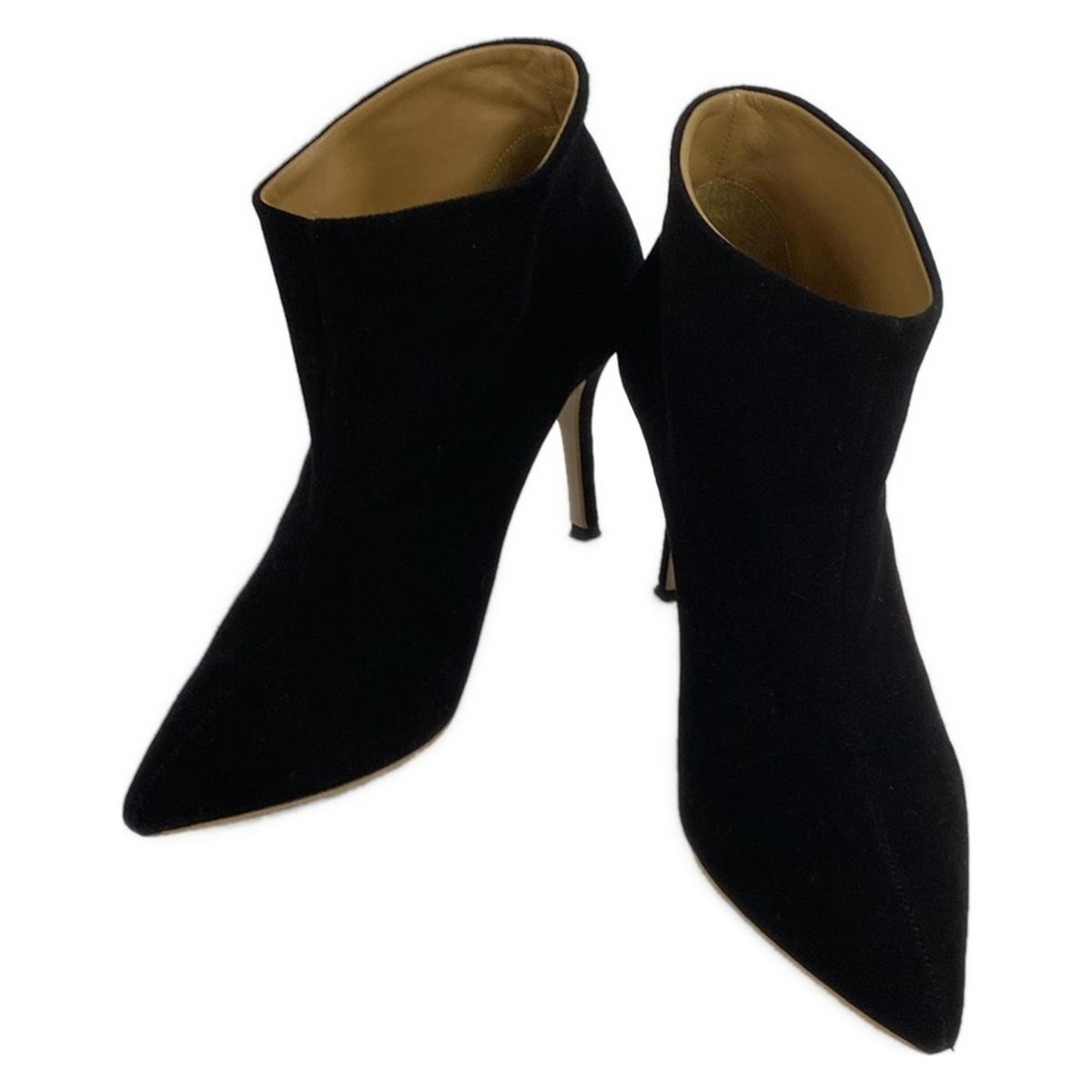 CHEMBUR チェンバー ブーティ レディース 【古着】【中古】 CHEMBUR(チェンバー) ブーティ 37 1/2 レディース - 黒 - メルカリ