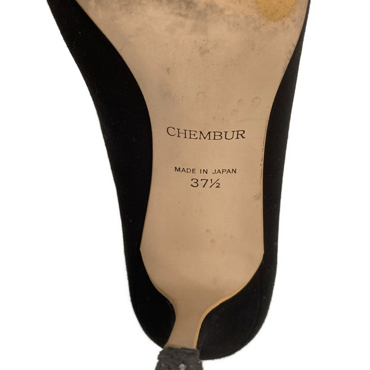 CHEMBUR チェンバー ブーティ レディース 【古着】【中古】 CHEMBUR(チェンバー) ブーティ 37 1/2 レディース - 黒 - メルカリ