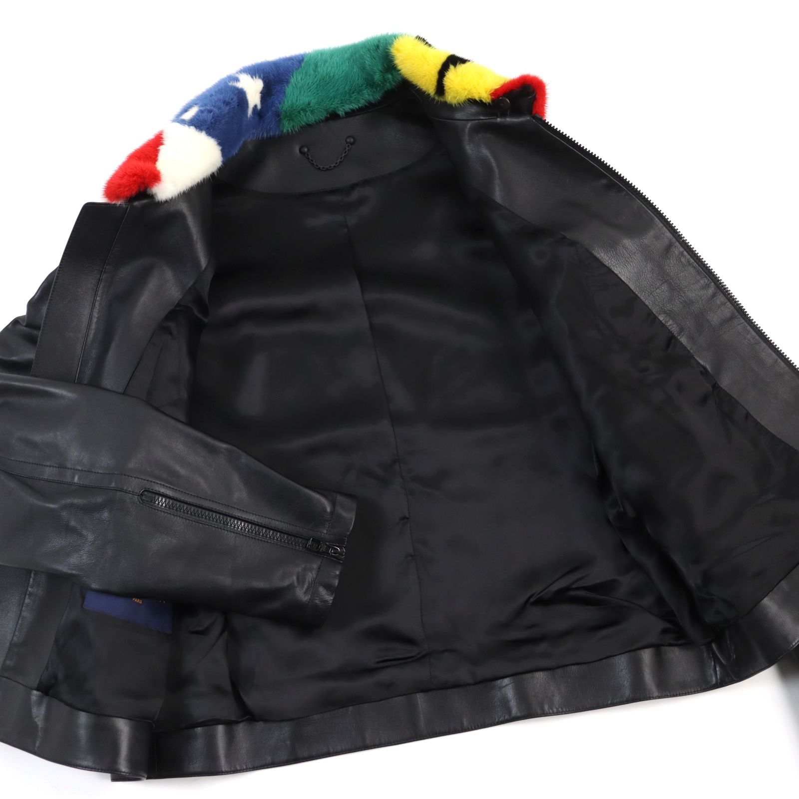 美品○ルイヴィトン 19AW American Brazilian Fur Callor Leather