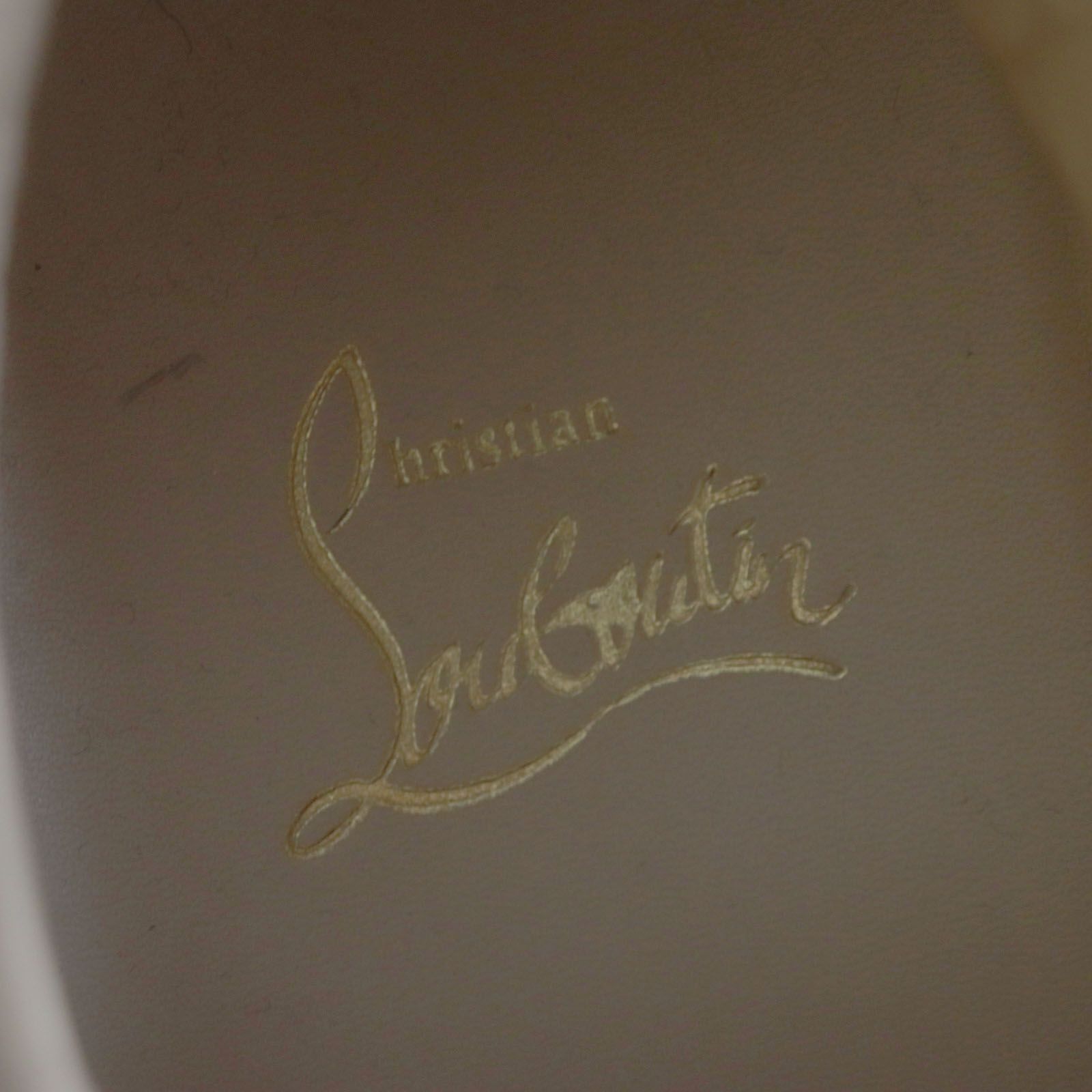 美品▽Christian Louboutin クリスチャンルブタン 1170687 LOUIS FLAT