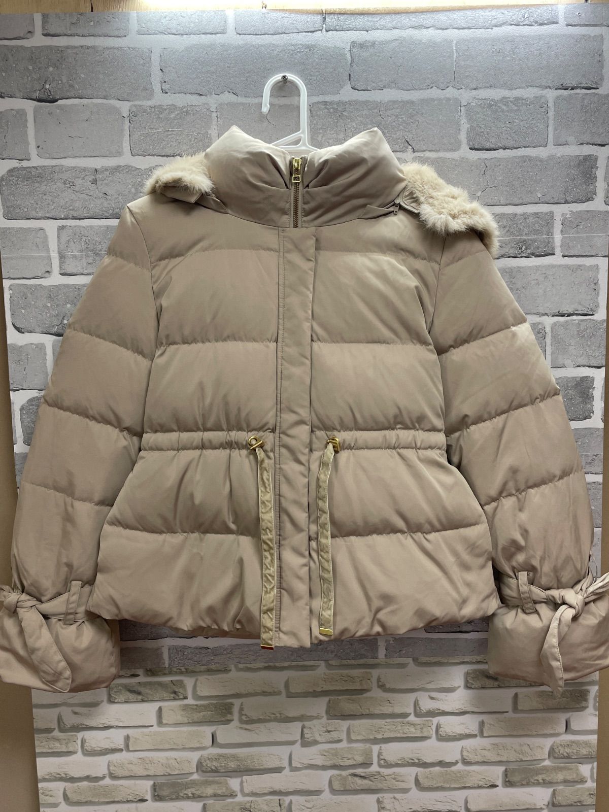 A【A22-58】◇ RUIRUE BOUTIQUE Lサイズ ダウンジャケット フード