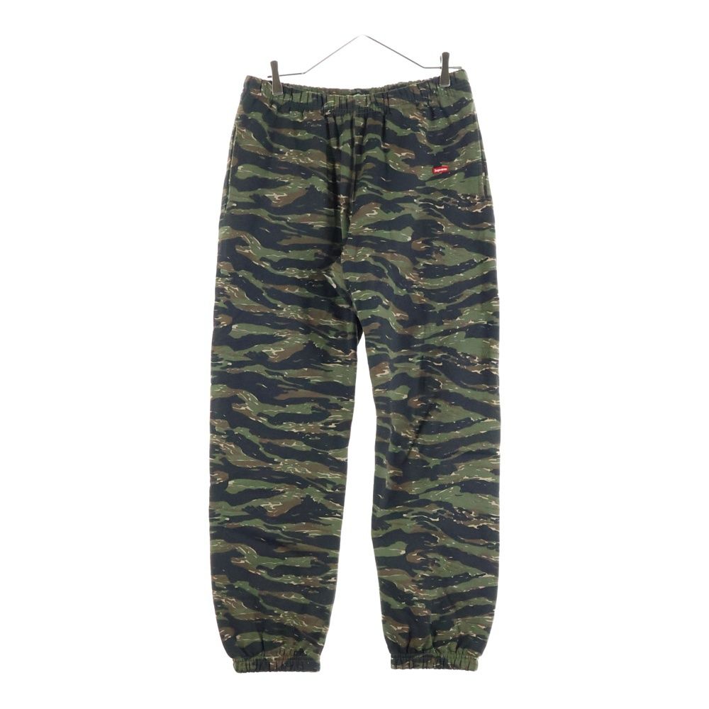SUPREME シュプリーム 24 AW Small Box Sweatpant スモールボックスロゴ タイガーカモ 迷彩 スウェットパンツ カーキ