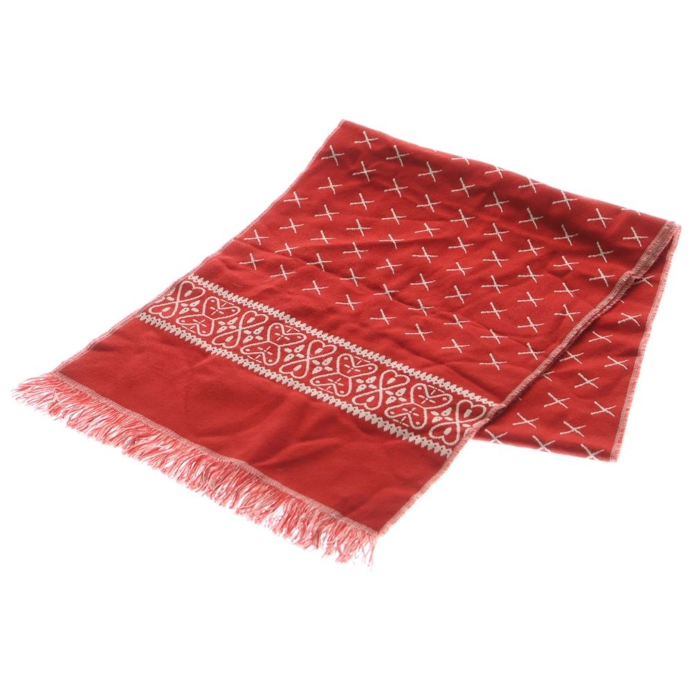 Original Fake オリジナルフェイク KAWS カウズ ストール マフラー レッド